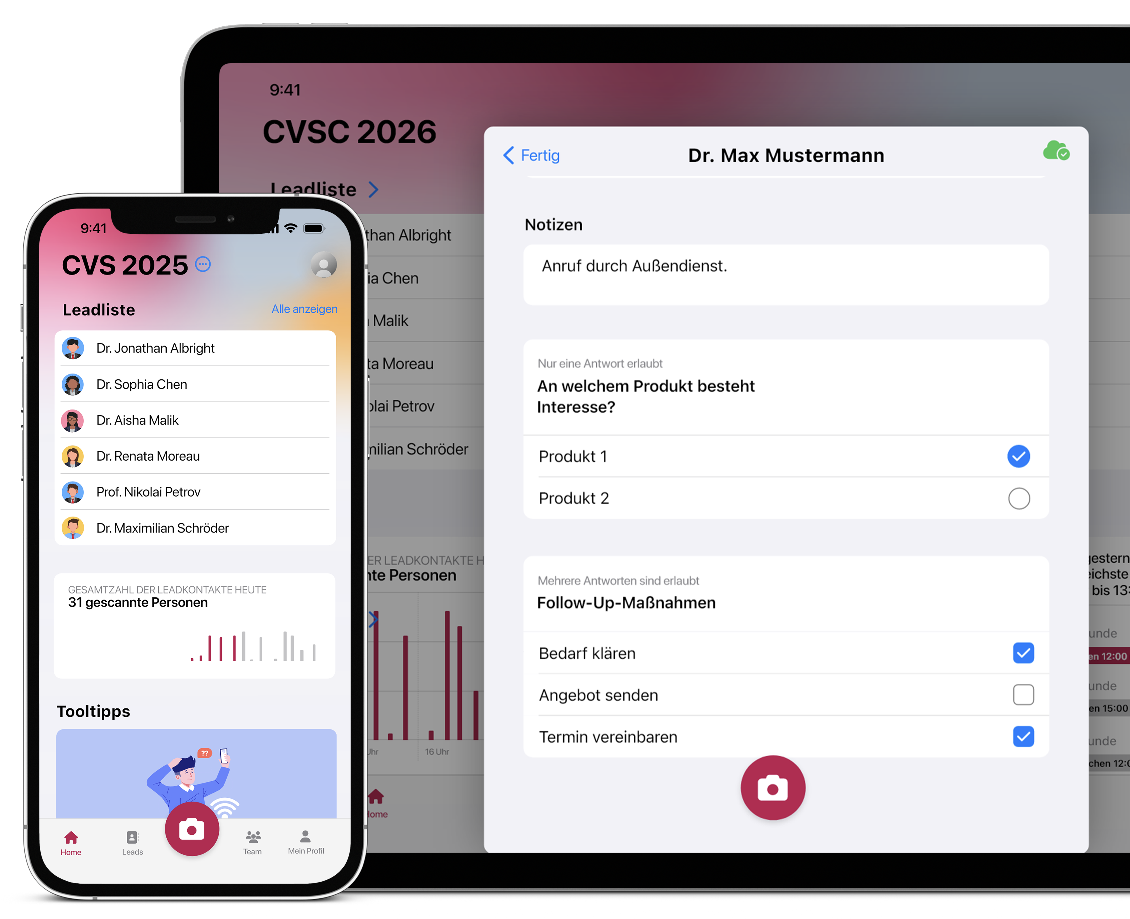 Lead Erfassungs App